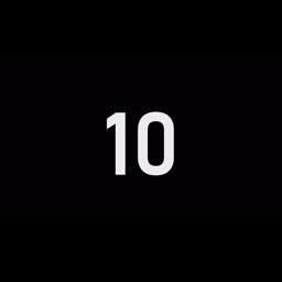10 Seconds Countdown Timer | Black Screen