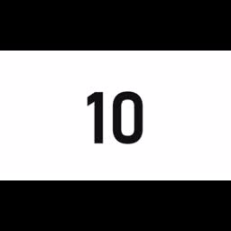 10 Seconds Countdown Timer | White Screen