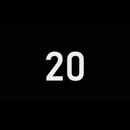 20 Seconds Countdown Timer | Black Screen