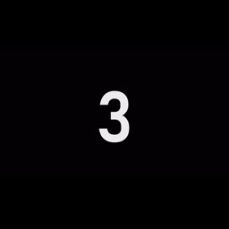 3 Seconds Countdown Timer | Black Screen