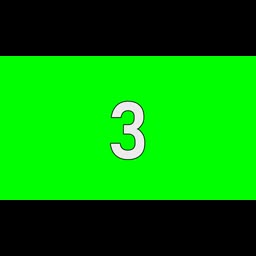 3 Seconds Countdown Timer | Green Screen