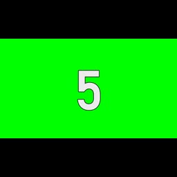 5 Seconds Countdown Timer | Green Screen